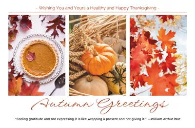 Autumn Greetings / Thanksgiving