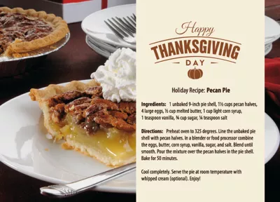 Thanksgiving Pecan Pie