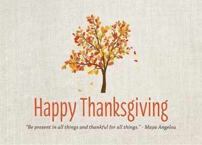 Autumn Tree / Thanksgiving