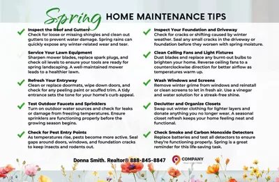 Spring Home Maintenance