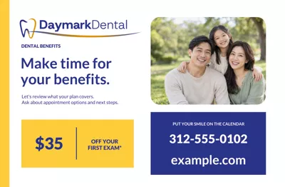 Dental Benefits postcard front