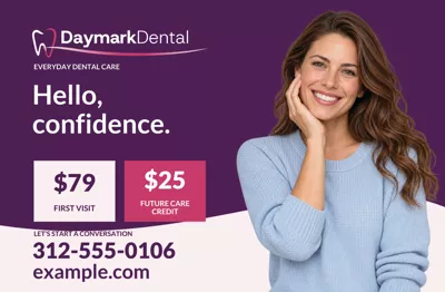 Cosmetic Dentistry postcard front